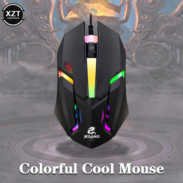 Planet Gates A USB Wired Mini Gaming Mouse 1000 DPI Optical 3 Button RGB USB Wired Mouse Mice For PC Desktop Laptop Computer Gamer