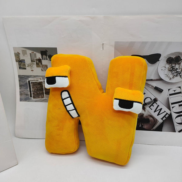 Planet Gates A--Z 26PCS 26pcs Alphabet Lore Plush English Letter Stuffed Animal Plushie Doll Toys Gift For Kids Children Educational Christmas Gifts