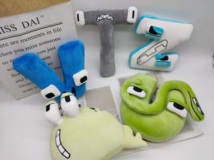 Planet Gates A--Z 26PCS 26pcs Alphabet Lore Plush English Letter Stuffed Animal Plushie Doll Toys Gift For Kids Children Educational Christmas Gifts