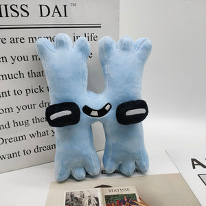 Planet Gates A--Z 26PCS 26pcs Alphabet Lore Plush English Letter Stuffed Animal Plushie Doll Toys Gift For Kids Children Educational Christmas Gifts