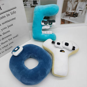 Planet Gates A--Z 26PCS 26pcs Alphabet Lore Plush English Letter Stuffed Animal Plushie Doll Toys Gift For Kids Children Educational Christmas Gifts