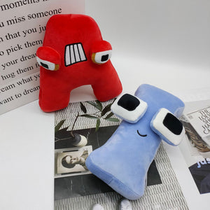 Planet Gates A--Z 26PCS 26pcs Alphabet Lore Plush English Letter Stuffed Animal Plushie Doll Toys Gift For Kids Children Educational Christmas Gifts