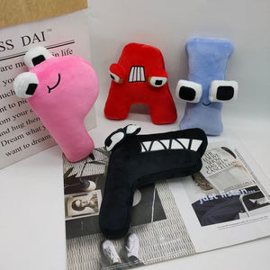 Planet Gates A--Z 26PCS 26pcs Alphabet Lore Plush English Letter Stuffed Animal Plushie Doll Toys Gift For Kids Children Educational Christmas Gifts