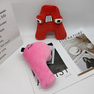 Planet Gates A--Z 26PCS 26pcs Alphabet Lore Plush English Letter Stuffed Animal Plushie Doll Toys Gift For Kids Children Educational Christmas Gifts