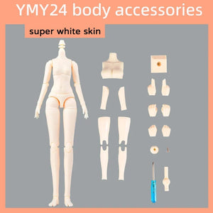 Planet Gates A03 / CHINA YMY22 Body Obitsu24 22cm Moveable Joints girl Doll for GSC, Blyth,ICY,1/6 Bjd Doll Head Figure Replacement Hand Toy Accessories
