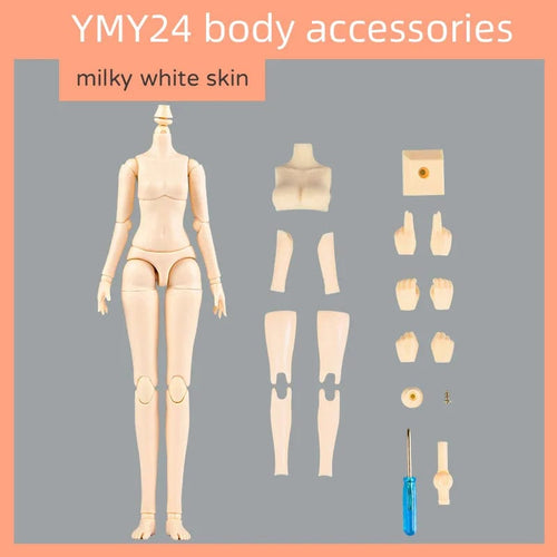 Planet Gates A03 / CHINA YMY22 Body Obitsu24 22cm Moveable Joints girl Doll for GSC, Blyth,ICY,1/6 Bjd Doll Head Figure Replacement Hand Toy Accessories