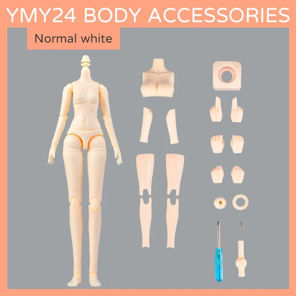 Planet Gates A03 / CHINA YMY22 Body Obitsu24 22cm Moveable Joints girl Doll for GSC, Blyth,ICY,1/6 Bjd Doll Head Figure Replacement Hand Toy Accessories