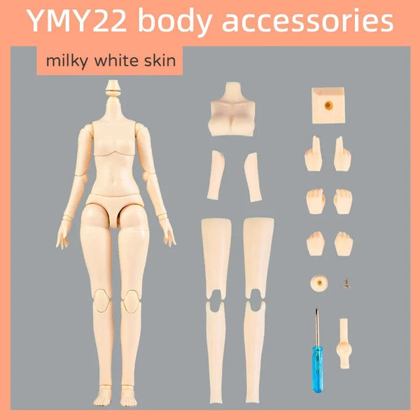 Planet Gates A03 / CHINA YMY22 Body Obitsu24 22cm Moveable Joints girl Doll for GSC, Blyth,ICY,1/6 Bjd Doll Head Figure Replacement Hand Toy Accessories