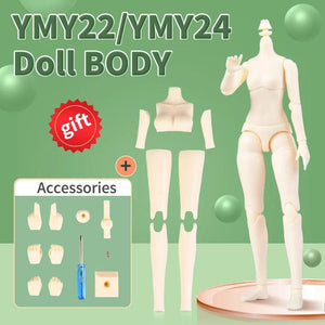 Planet Gates A03 / CHINA YMY22 Body Obitsu24 22cm Moveable Joints girl Doll for GSC, Blyth,ICY,1/6 Bjd Doll Head Figure Replacement Hand Toy Accessories