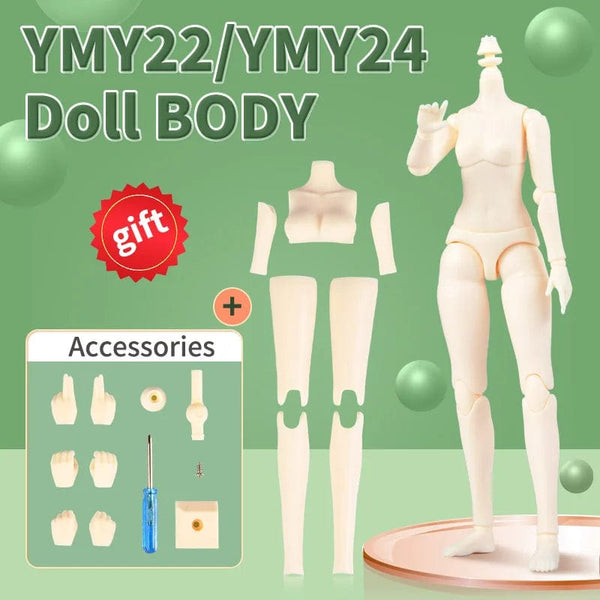 Planet Gates A03 / CHINA YMY22 Body Obitsu24 22cm Moveable Joints girl Doll for GSC, Blyth,ICY,1/6 Bjd Doll Head Figure Replacement Hand Toy Accessories