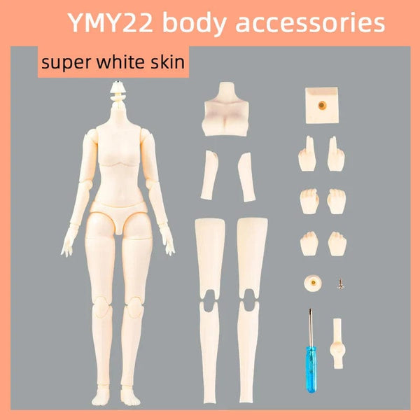 Planet Gates A03 / CHINA YMY22 Body Obitsu24 22cm Moveable Joints girl Doll for GSC, Blyth,ICY,1/6 Bjd Doll Head Figure Replacement Hand Toy Accessories