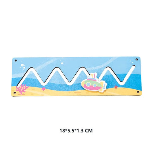 Planet Gates A03024 Busy Board Diy Material Accessories Montessori Teaching Aids Baby Early Education Learning Skill Toy Part Wooden Board Games
