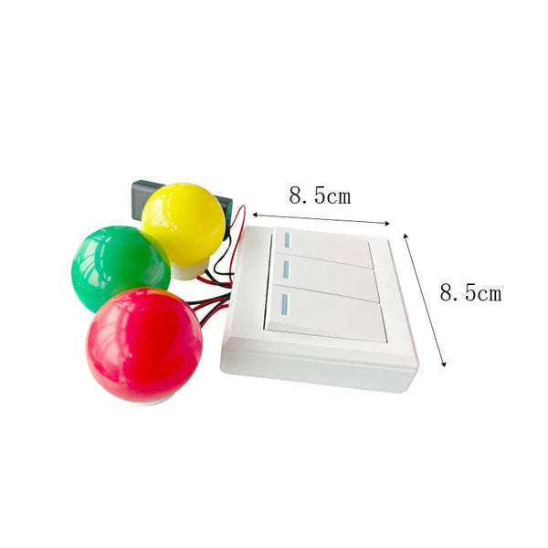 Planet Gates A05302 Busy Board DIY Material Accessories Lamps Doorbell Montessori Teaching Aids Hands-on Ability Sound Color Recognition Wooden Toys