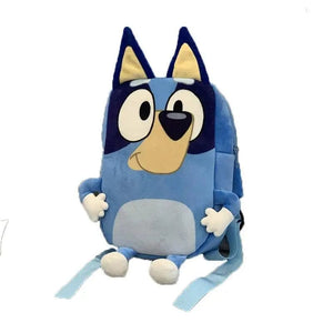 Planet Gates A06 Bluey Family Kawaii Bingo Cartoon Cute Plush Backpack Children's Schoolbags Anime Peripheral Girl Children Holiday Toy Gifts