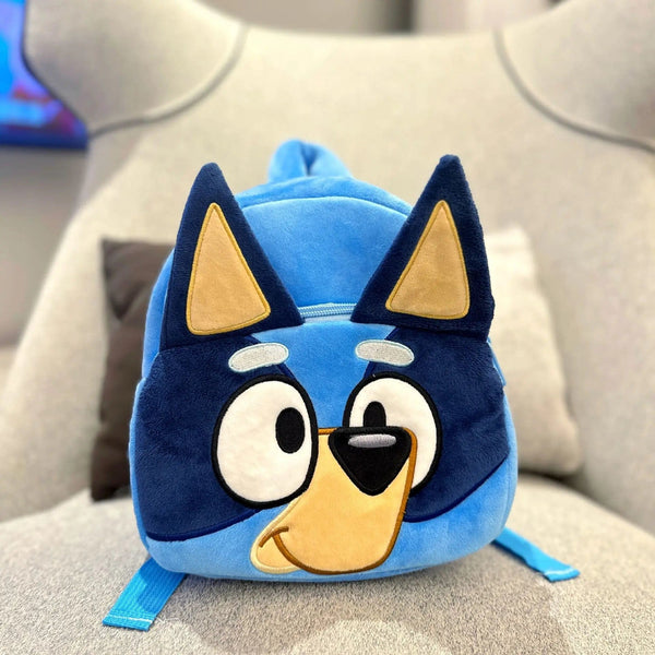 Planet Gates A06 Bluey Family Kawaii Bingo Cartoon Cute Plush Backpack Children's Schoolbags Anime Peripheral Girl Children Holiday Toy Gifts