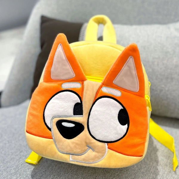 Planet Gates A06 Bluey Family Kawaii Bingo Cartoon Cute Plush Backpack Children's Schoolbags Anime Peripheral Girl Children Holiday Toy Gifts