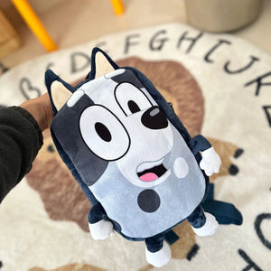 Planet Gates A06 Bluey Family Kawaii Bingo Cartoon Cute Plush Backpack Children's Schoolbags Anime Peripheral Girl Children Holiday Toy Gifts