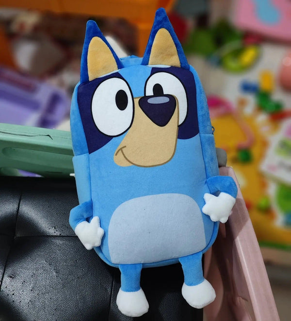 Planet Gates A06 Bluey Family Kawaii Bingo Cartoon Cute Plush Backpack Children's Schoolbags Anime Peripheral Girl Children Holiday Toy Gifts