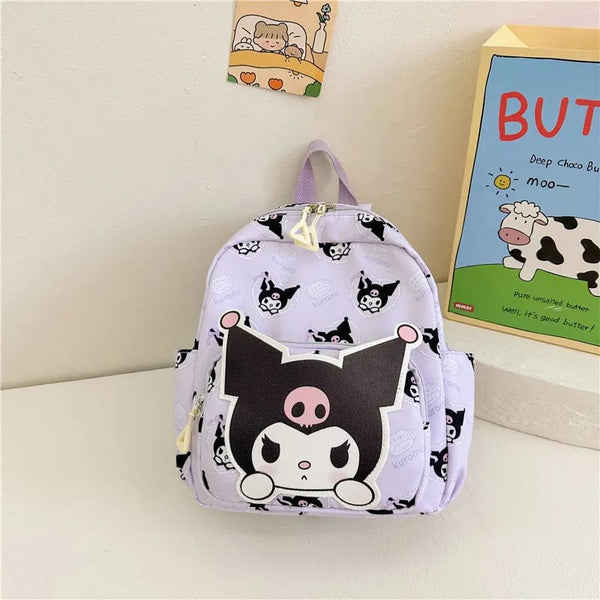 Planet Gates A1  big 1pcs Sanrio Kids Schoolbag Backpack Hello Kitty Kuromi Cinnamoroll Printed Oxford Cloth Kindergarten Girl Backpack School Supplies