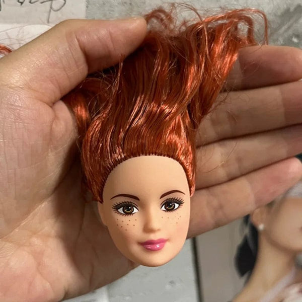 Planet Gates A1 / Only Head Dark Skin Head for 30cm Doll 1/6 Joints Doll's Accessories Dress Up Toy