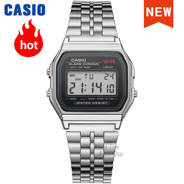 Planet Gates A159WA-N1D Casio watch silver watch men set brand luxury LED digital Waterproof Quartz men watch Sport military Wrist Watch relogio masculi