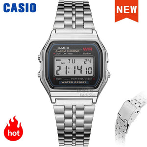 Planet Gates A159WA-N1D Casio watch silver watch men set brand luxury LED digital Waterproof Quartz men watch Sport military Wrist Watch relogio masculi