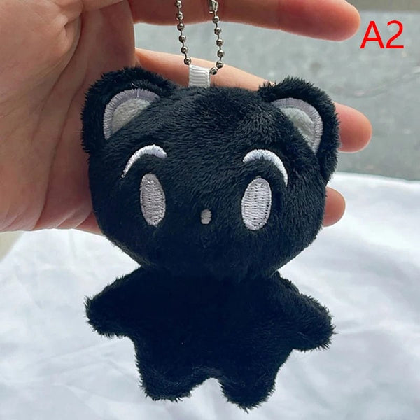 Planet Gates A2 1pc Kpop Cartoon Cheetah Lee Doyoung Mark Same Plush Keyrings Q Styles Mini Gomdo Lee Taeyong Keychains Key Rings Bag Pendants