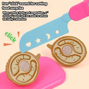 Planet Gates A25 25 PCs Set DIY Fruit Cutting Music Toy Simulation Vegetable Fruit and Vegetable Children's Toy Girl Boy Kitchen Food Set