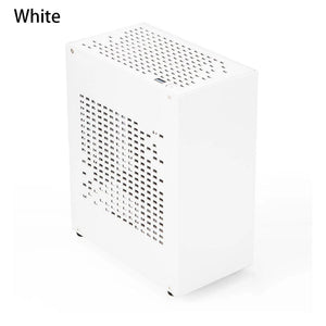 Planet Gates A39 White PCIe 4.0 All Aluminum 2.0mm HTPC Mini ITX A4 Chassis Game Computer Support Graphics Card RTX2070 I5 Discrete Display Case K39 A07 A39