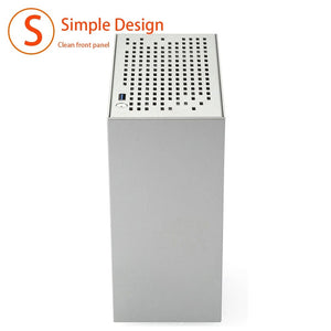 Planet Gates A39 White PCIe 4.0 All Aluminum 2.0mm HTPC Mini ITX A4 Chassis Game Computer Support Graphics Card RTX2070 I5 Discrete Display Case K39 A07 A39