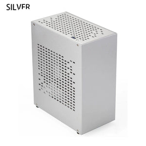 Planet Gates A39 White PCIe 4.0 All Aluminum 2.0mm HTPC Mini ITX A4 Chassis Game Computer Support Graphics Card RTX2070 I5 Discrete Display Case K39 A07 A39