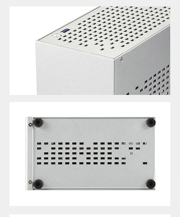 Planet Gates A39 White PCIe 4.0 All Aluminum 2.0mm HTPC Mini ITX A4 Chassis Game Computer Support Graphics Card RTX2070 I5 Discrete Display Case K39 A07 A39