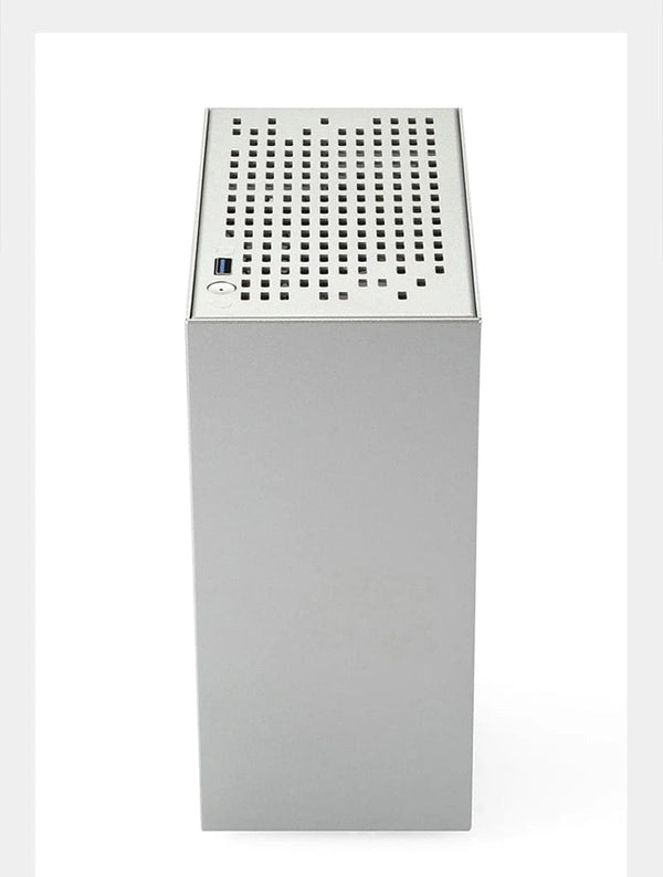 Planet Gates A39 White PCIe 4.0 All Aluminum 2.0mm HTPC Mini ITX A4 Chassis Game Computer Support Graphics Card RTX2070 I5 Discrete Display Case K39 A07 A39