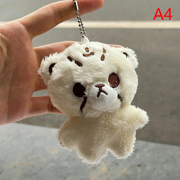 Planet Gates A4 1pc Kpop Cartoon Cheetah Lee Doyoung Mark Same Plush Keyrings Q Styles Mini Gomdo Lee Taeyong Keychains Key Rings Bag Pendants
