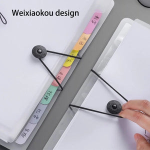 Planet Gates A4 5/8/12 Pockets File Folder Test Paper Storage Folder Waterproof File Organizer Classified Large Capacity Portfolio Organizer