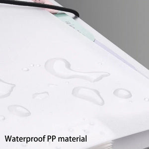 Planet Gates A4 5/8/12 Pockets File Folder Test Paper Storage Folder Waterproof File Organizer Classified Large Capacity Portfolio Organizer