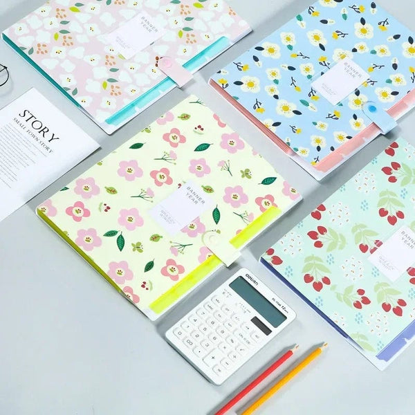 Planet Gates A4 File Bag Organizer Data Book Document Large Capacity Waterproof File Pouch Bill Folder Holder Portfolio Office Stationery