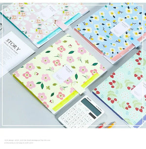 Planet Gates A4 File Bag Organizer Data Book Document Large Capacity Waterproof File Pouch Bill Folder Holder Portfolio Office Stationery