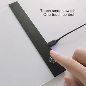 Planet Gates A5-3 Level Dimmable Led Drawing Copy Pad 3 Level Dimmable Board Table Animation Painting Educational Toys Gift Adjustable Light Notepad For Children