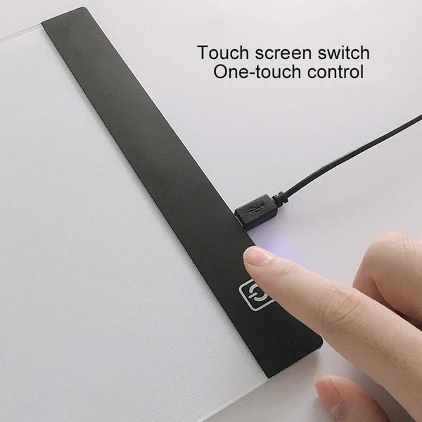 Planet Gates A5-3 Level Dimmable Led Drawing Copy Pad 3 Level Dimmable Board Table Animation Painting Educational Toys Gift Adjustable Light Notepad For Children