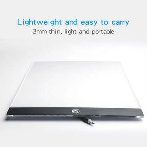 Planet Gates A5-3 Level Dimmable Led Drawing Copy Pad 3 Level Dimmable Board Table Animation Painting Educational Toys Gift Adjustable Light Notepad For Children