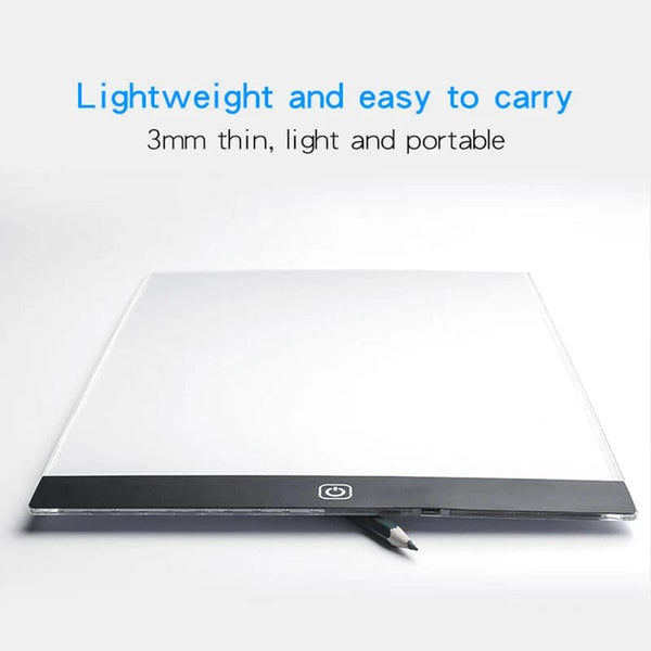 Planet Gates A5-3 Level Dimmable Led Drawing Copy Pad 3 Level Dimmable Board Table Animation Painting Educational Toys Gift Adjustable Light Notepad For Children