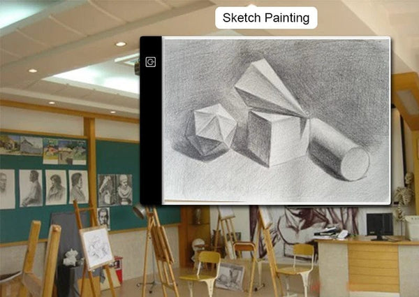 Planet Gates A5-3 Level Dimmable Led Drawing Copy Pad 3 Level Dimmable Board Table Animation Painting Educational Toys Gift Adjustable Light Notepad For Children