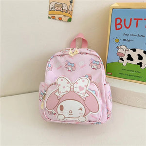 Planet Gates A5  big 1pcs Sanrio Kids Schoolbag Backpack Hello Kitty Kuromi Cinnamoroll Printed Oxford Cloth Kindergarten Girl Backpack School Supplies