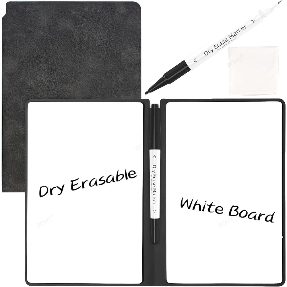 Planet Gates A5 Portable Magic Reusable Whiteboard Notebook Weekly Planner Stylish Office Notebooks Memo Whiteboard with Pen Erasing Clot