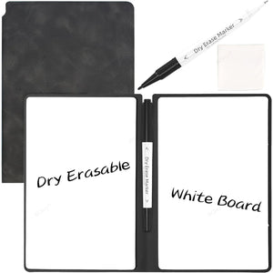 Planet Gates A5 Portable Magic Reusable Whiteboard Notebook Weekly Planner Stylish Office Notebooks Memo Whiteboard with Pen Erasing Clot