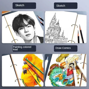 Planet Gates A5 Professional sketchbook Thick paper Spiral notebook Art school supplies Pencil drawing notepad stationery cute gel pens penci