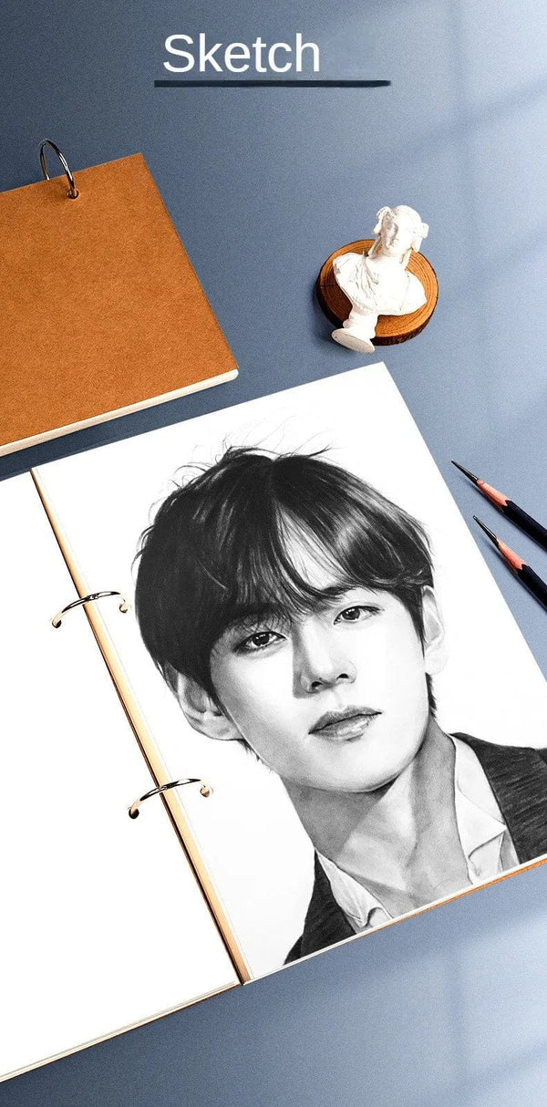 Planet Gates A5 Professional sketchbook Thick paper Spiral notebook Art school supplies Pencil drawing notepad stationery cute gel pens penci