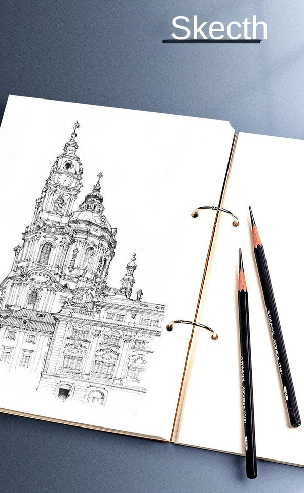 Planet Gates A5 Professional sketchbook Thick paper Spiral notebook Art school supplies Pencil drawing notepad stationery cute gel pens penci