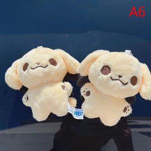 Planet Gates A6 1pc Kpop Cartoon Cheetah Lee Doyoung Mark Same Plush Keyrings Q Styles Mini Gomdo Lee Taeyong Keychains Key Rings Bag Pendants